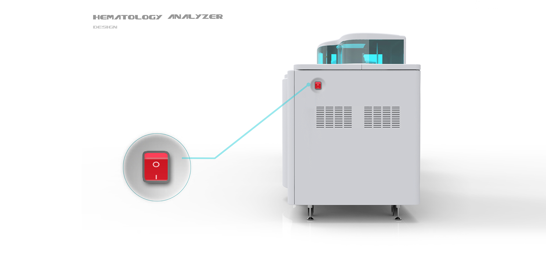 Blood analyzer，instrument，Analyzer，Design，Round tower design，