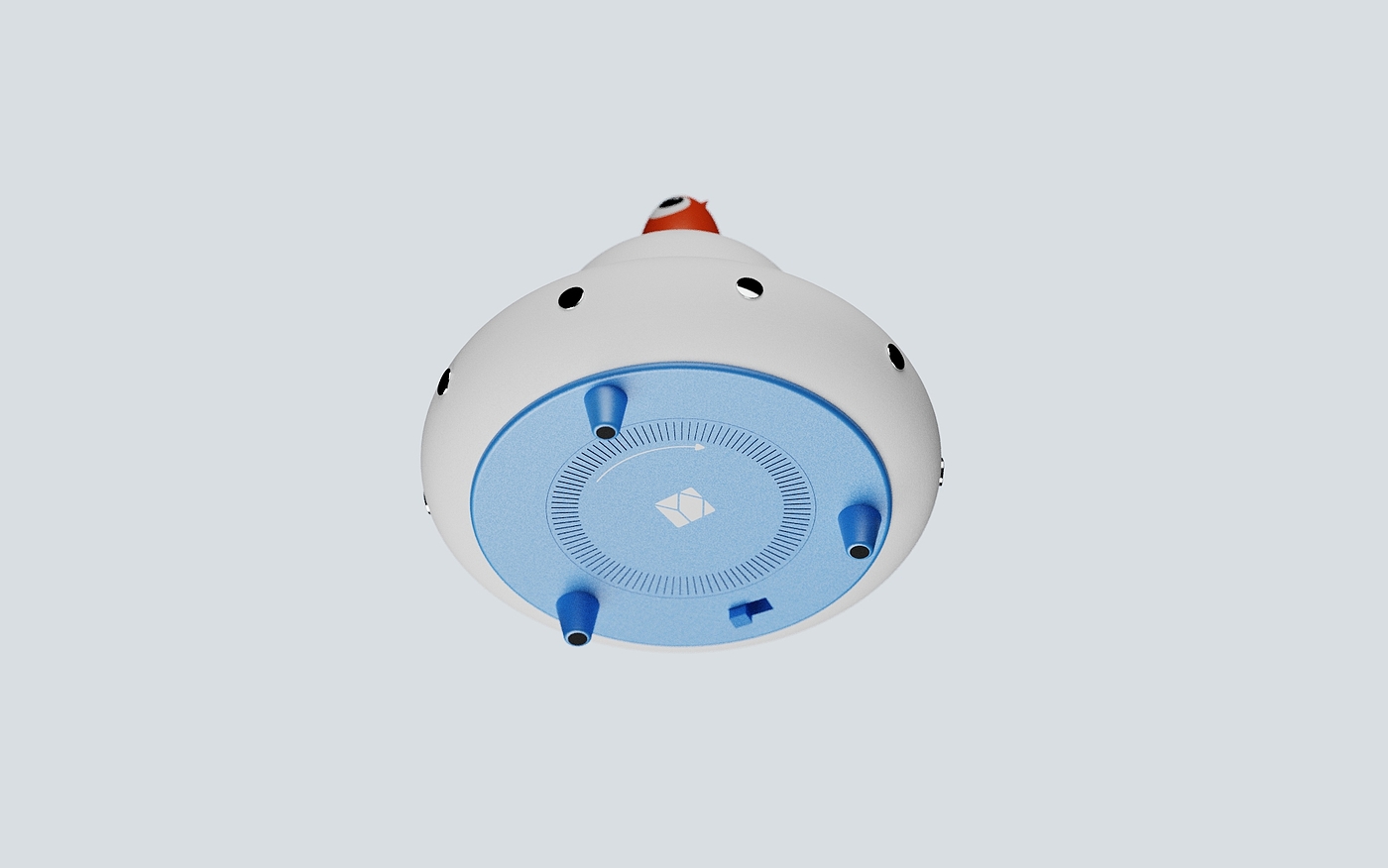 Night light，Flying saucer，Children's products，lovely，alien，