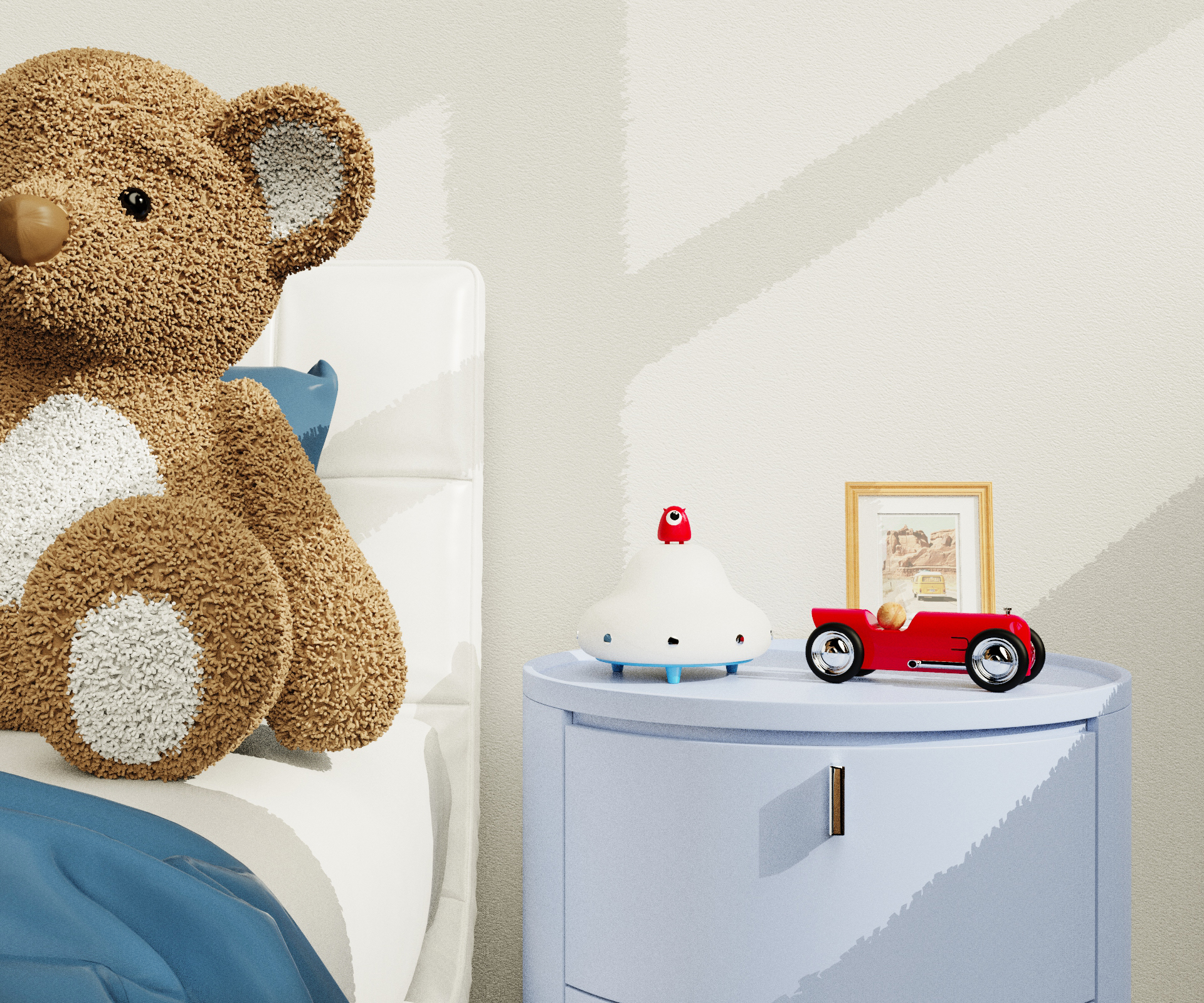 Night light，Flying saucer，Children's products，lovely，alien，