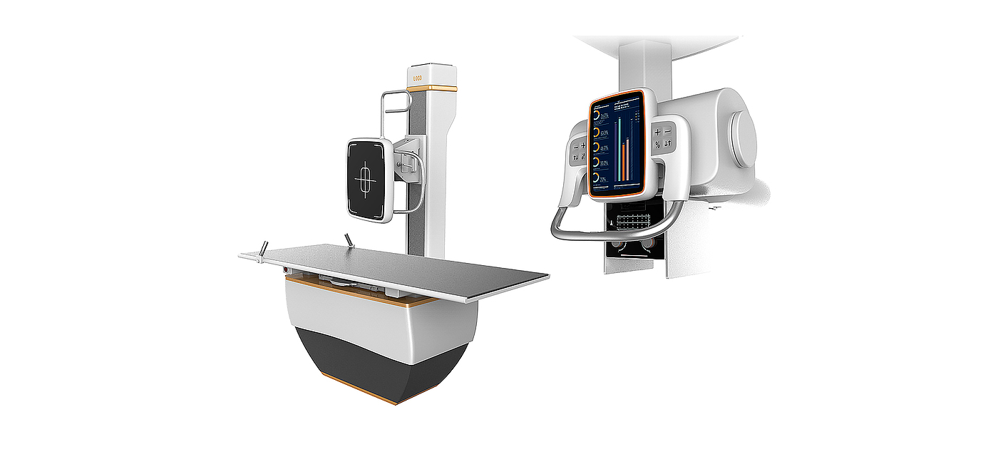 X-ray machine，testing，medical care，healthy，equipment，Design，Round tower design，