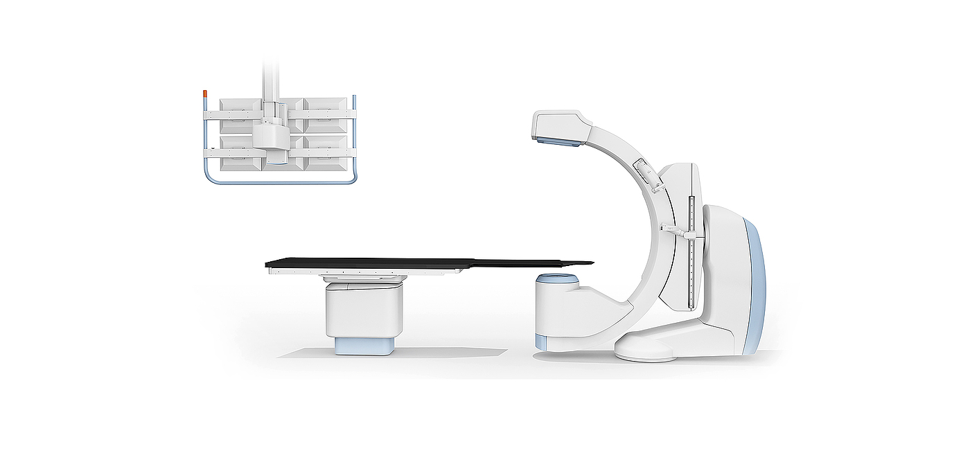 Angiographic large c，medical care，Design，Round tower design，