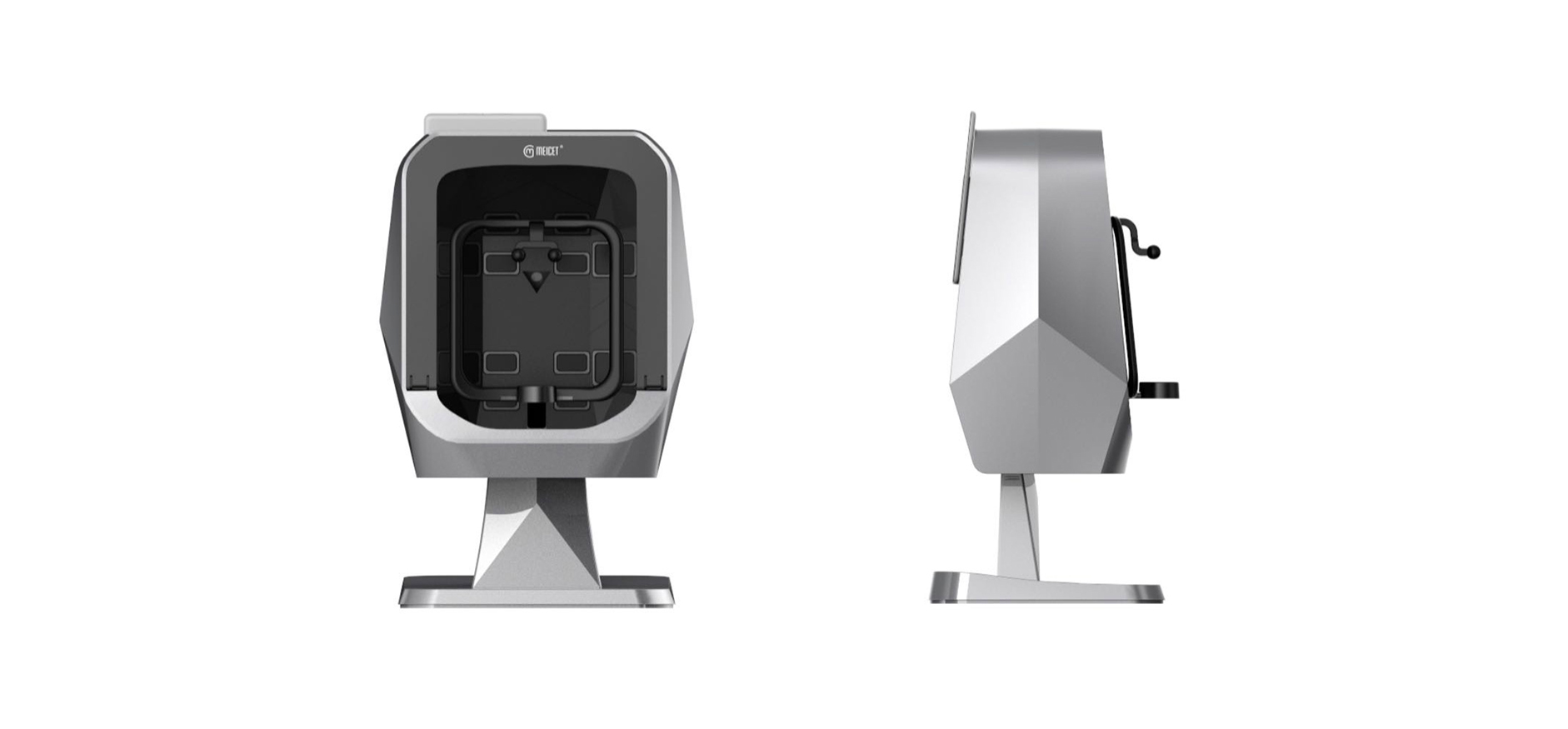 medical care，Design，Round tower design，Simplicity，high-end，Desktop skin detector，