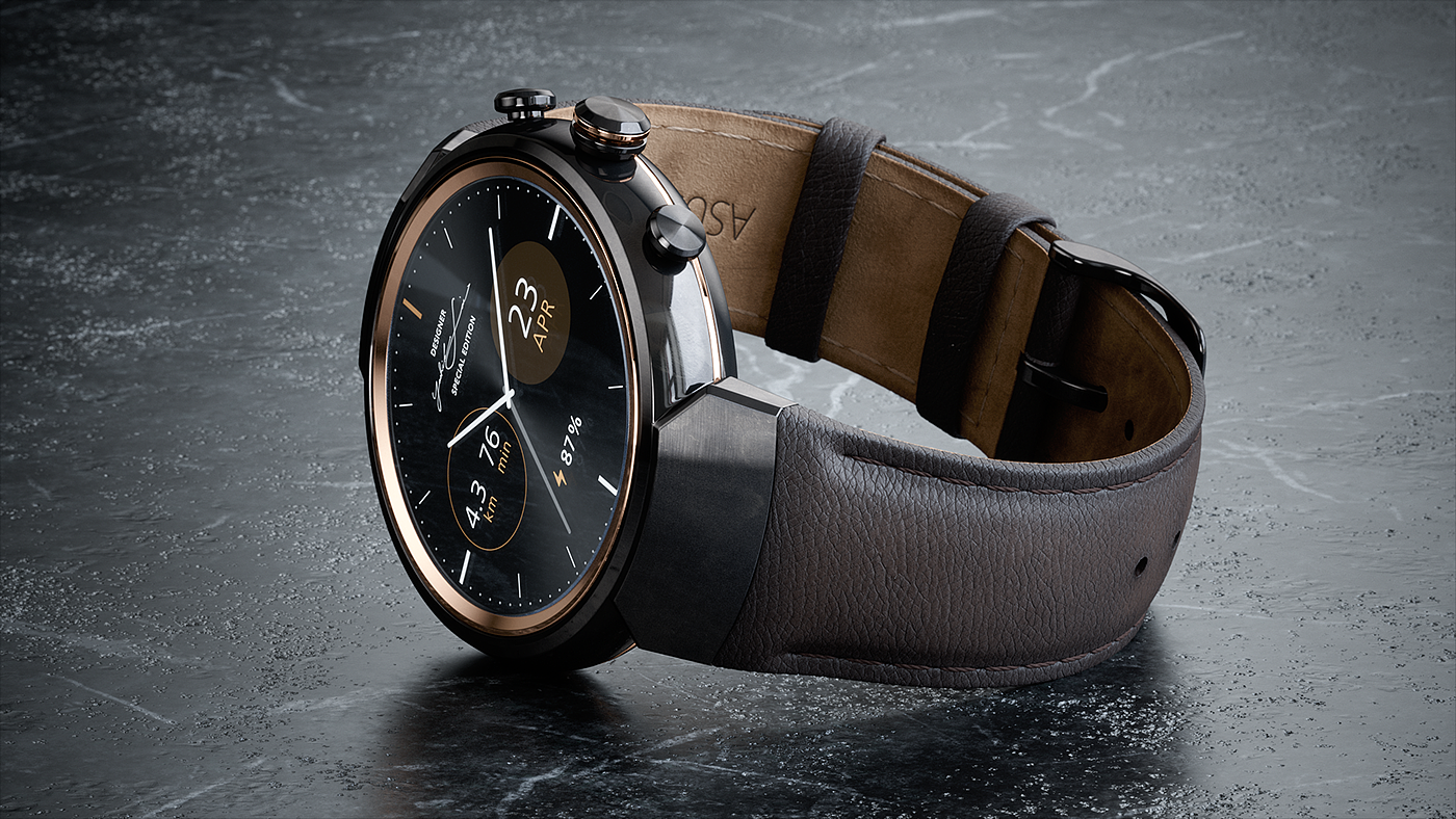 Wrist watch，texture，Render，ASUS，ASUS，