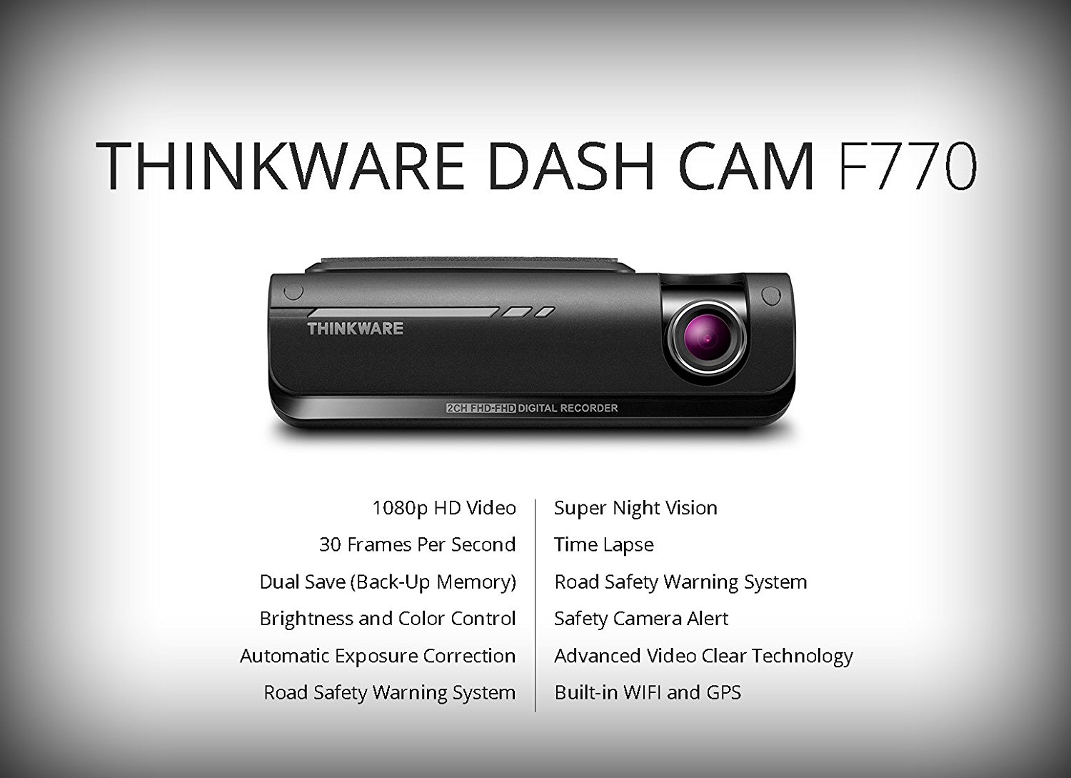 Recorder，Camera，Dash Cam F770，2017IDEA，