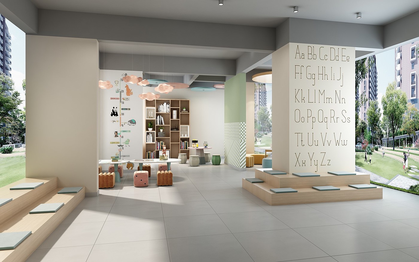 Overhead floor，Interior design，Architectural design，