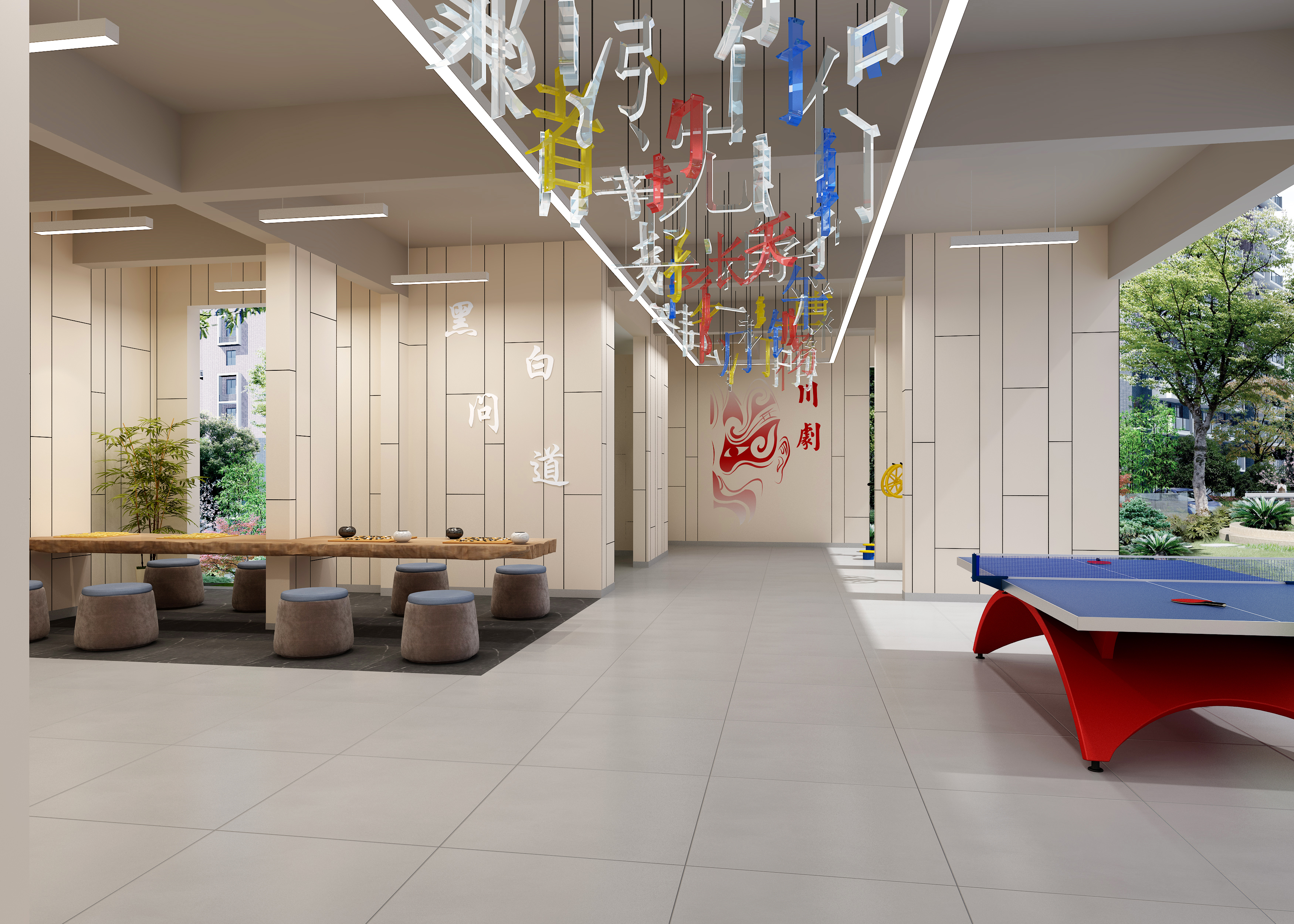 Overhead floor，Interior design，Architectural design，