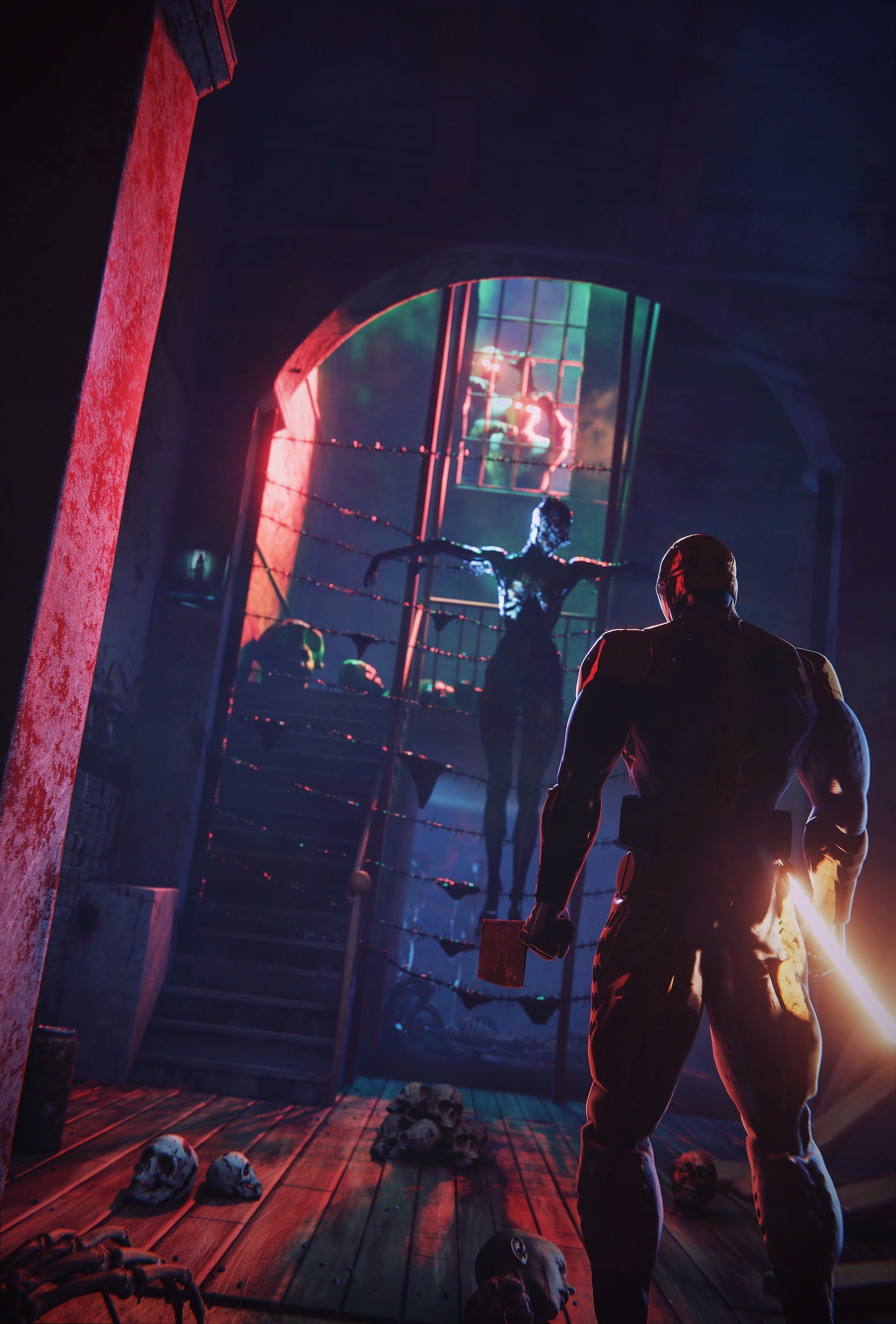 BLENDER，cycles，Eevee，Render，three-dimensional，scene，firearms，