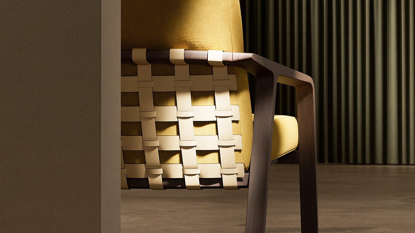 椅子，灯光，极简，室内设计，座椅，