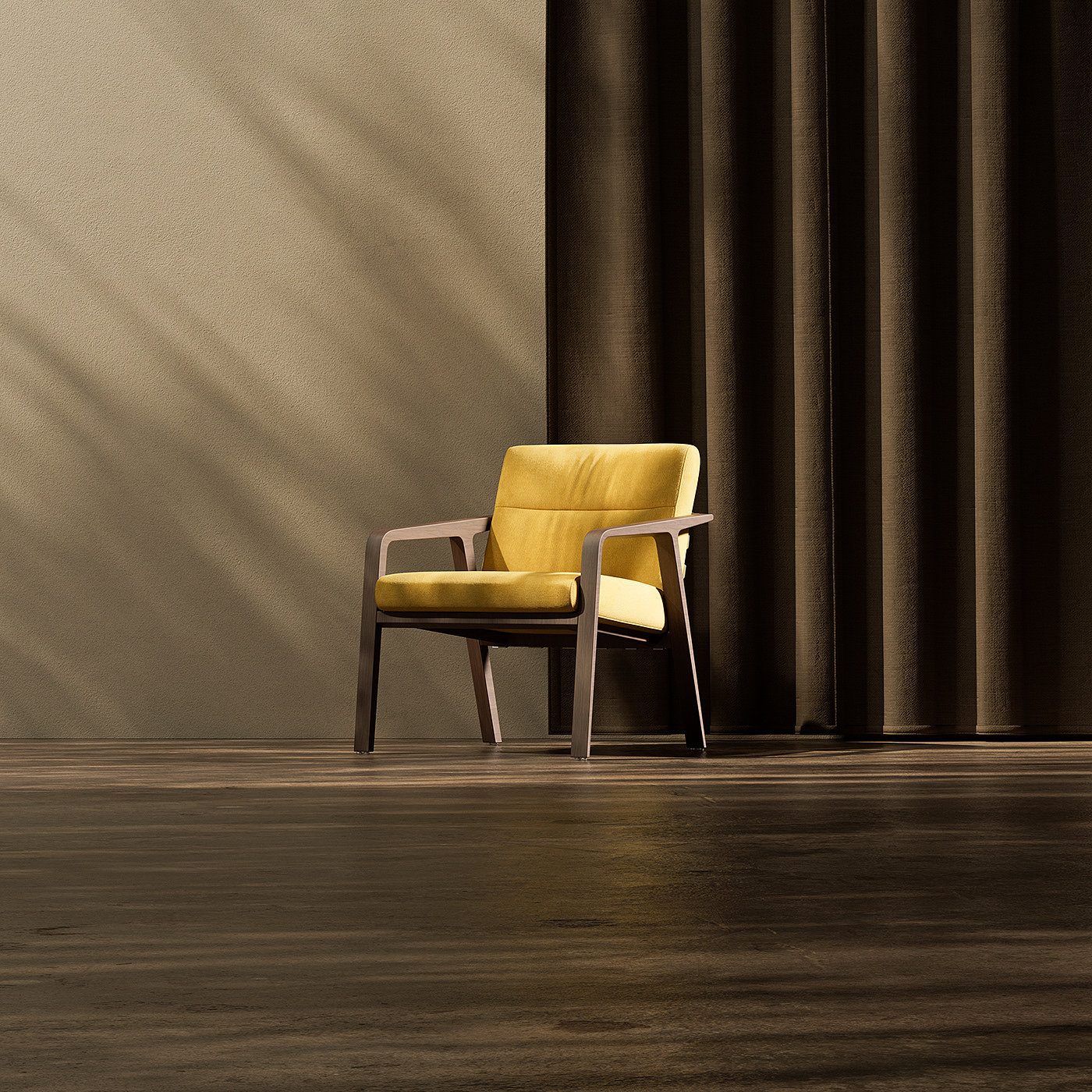 椅子，灯光，极简，室内设计，座椅，