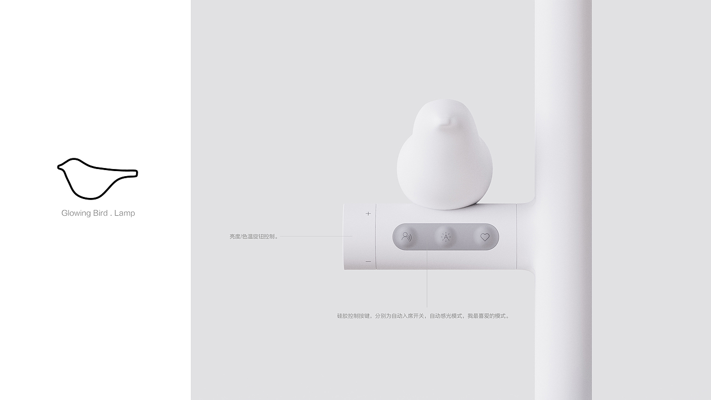 Desk lamp，Night light，Wireless charging，