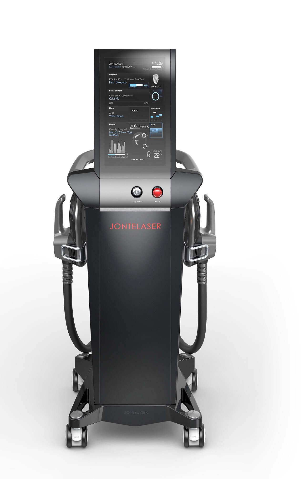 Muscle strengthening and weight loss instrument，Beauty instrument design，Medical device design，