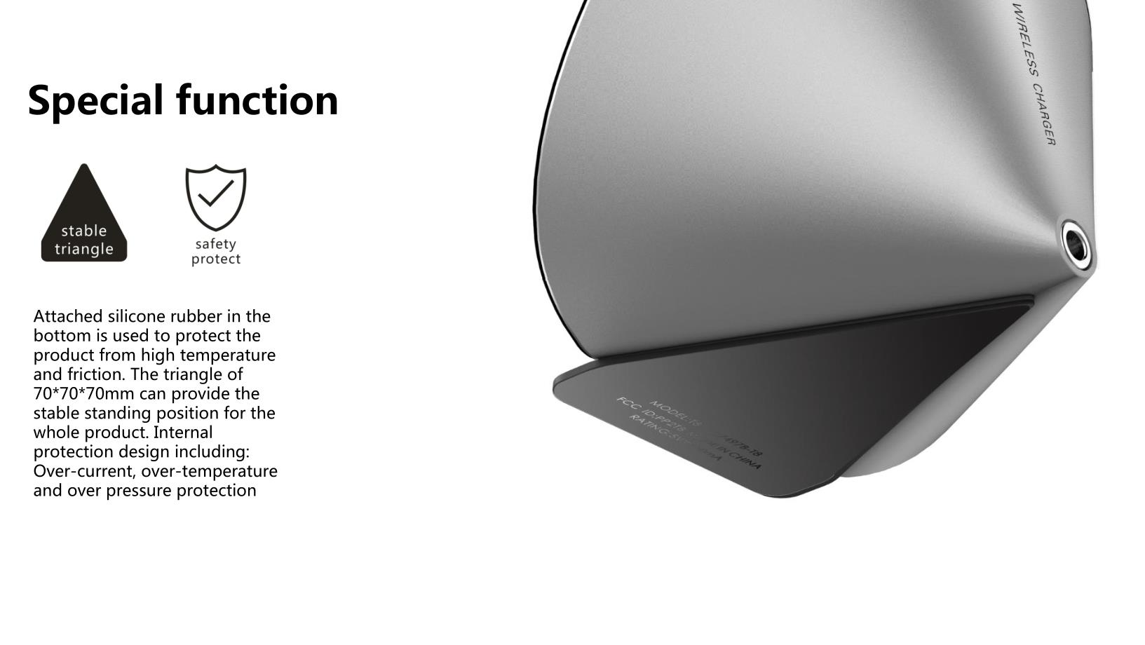 Wireless charging，industrial design，Red dot award，