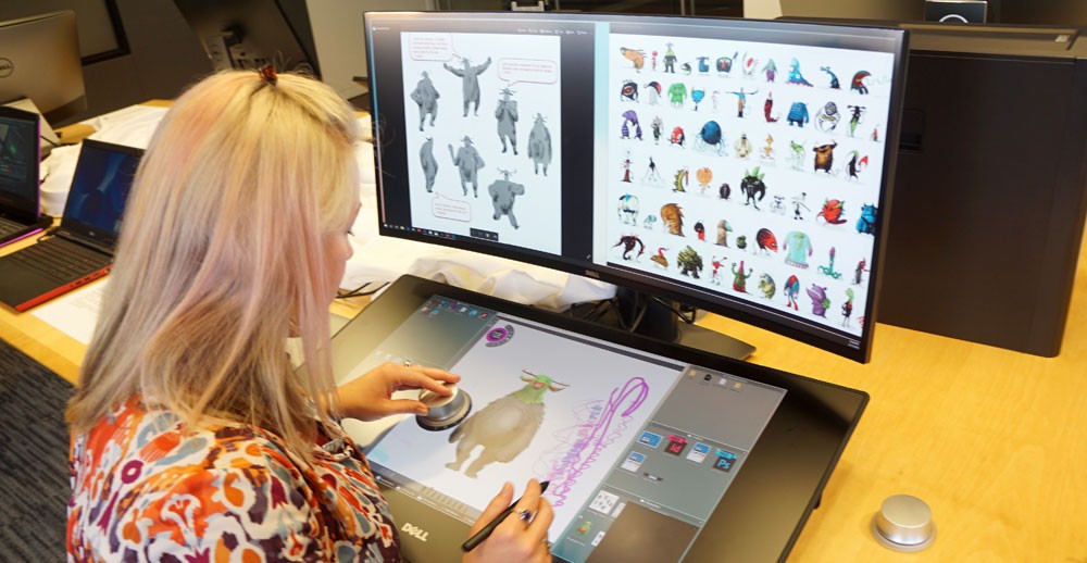 2017if Award，Canvas 27，dell，Computer screen，