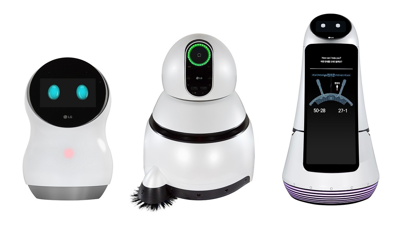 Sweep the floor，airport，robot，2017idea Award，lg，