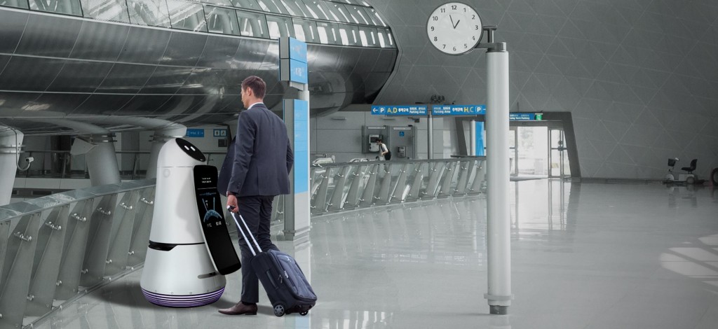 Sweep the floor，airport，robot，2017idea Award，lg，