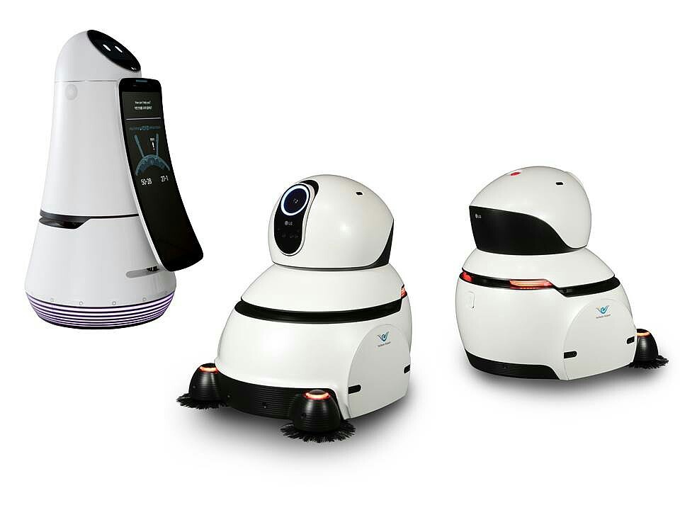 Sweep the floor，airport，robot，2017idea Award，lg，