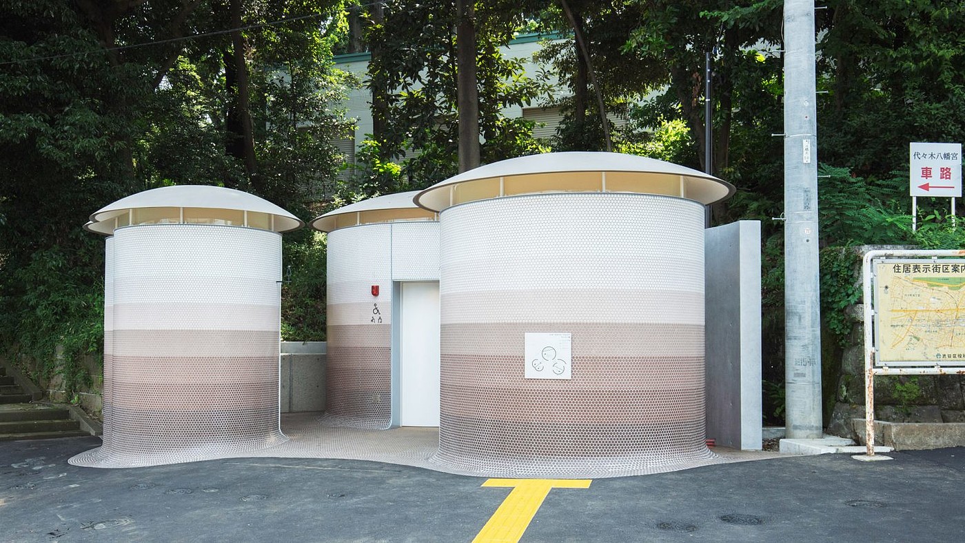 Tokyo，Architectural design，comfort station，toilet，