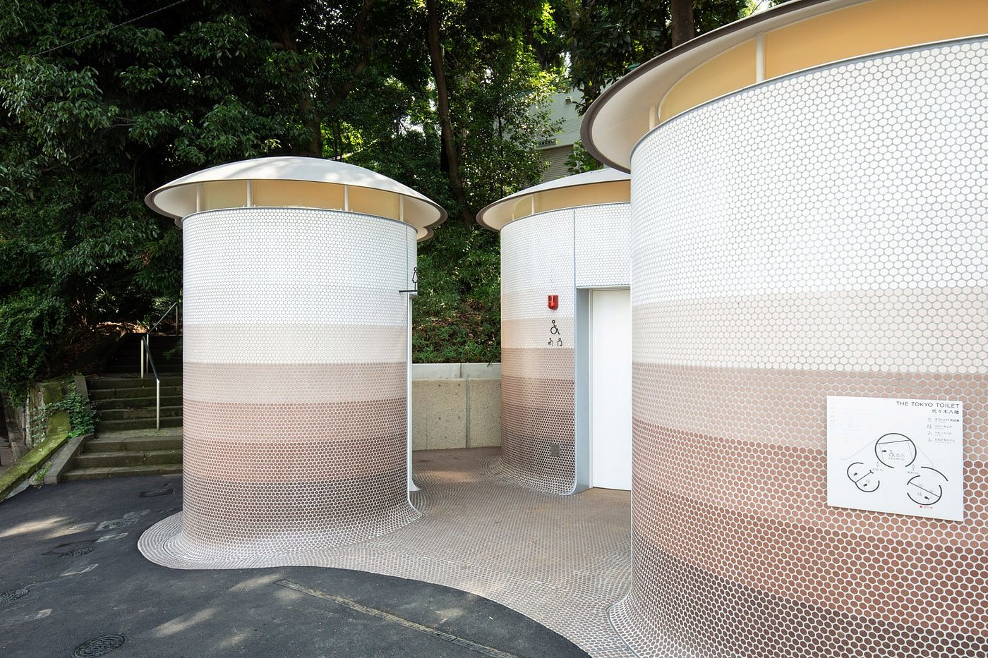 Tokyo，Architectural design，comfort station，toilet，