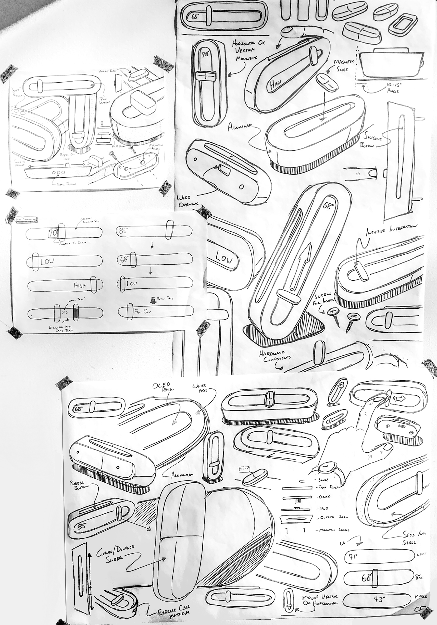 Thermostat，slider，Minimalism，