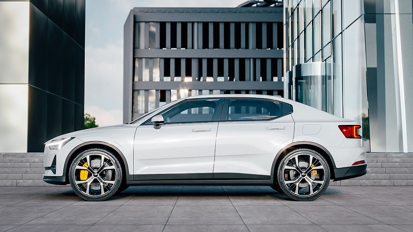 Polestar，automobile，cgi，