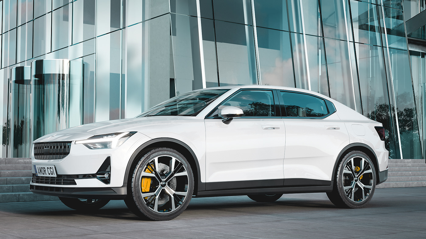 Polestar，automobile，cgi，