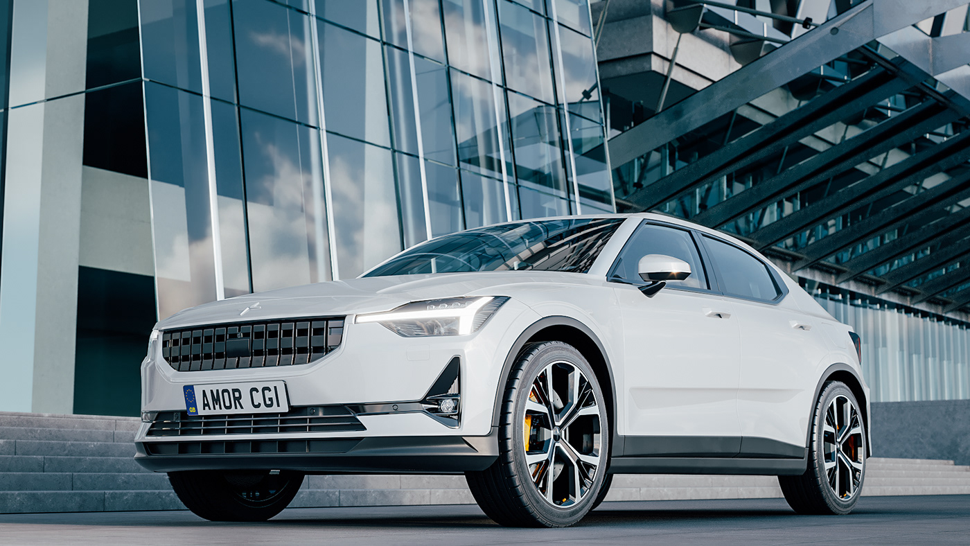Polestar，automobile，cgi，