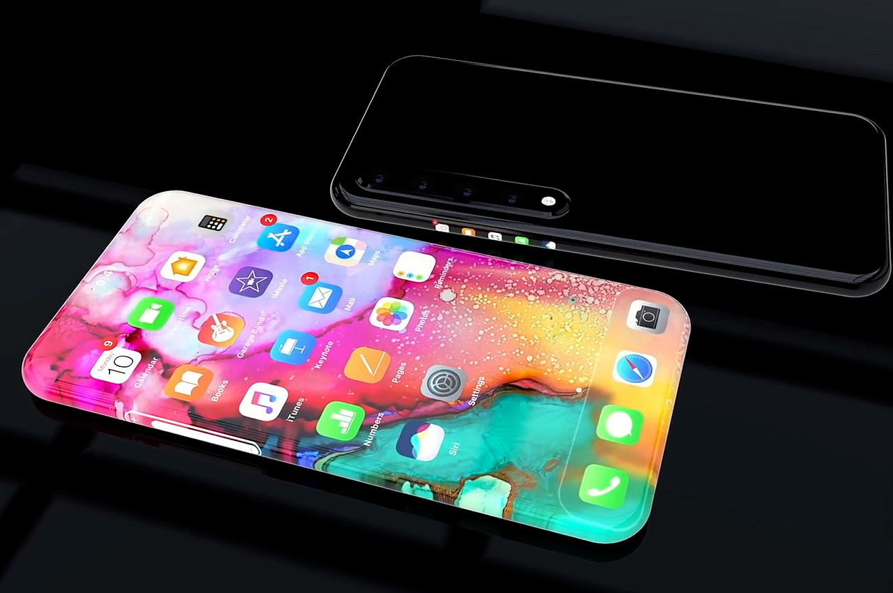 IPHONE 13，creativity，Curved screen，Conceptual works，iPhone，