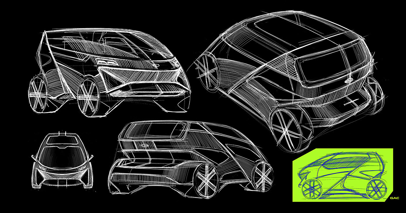 GAC UEV，electric vehicle，Double seat，