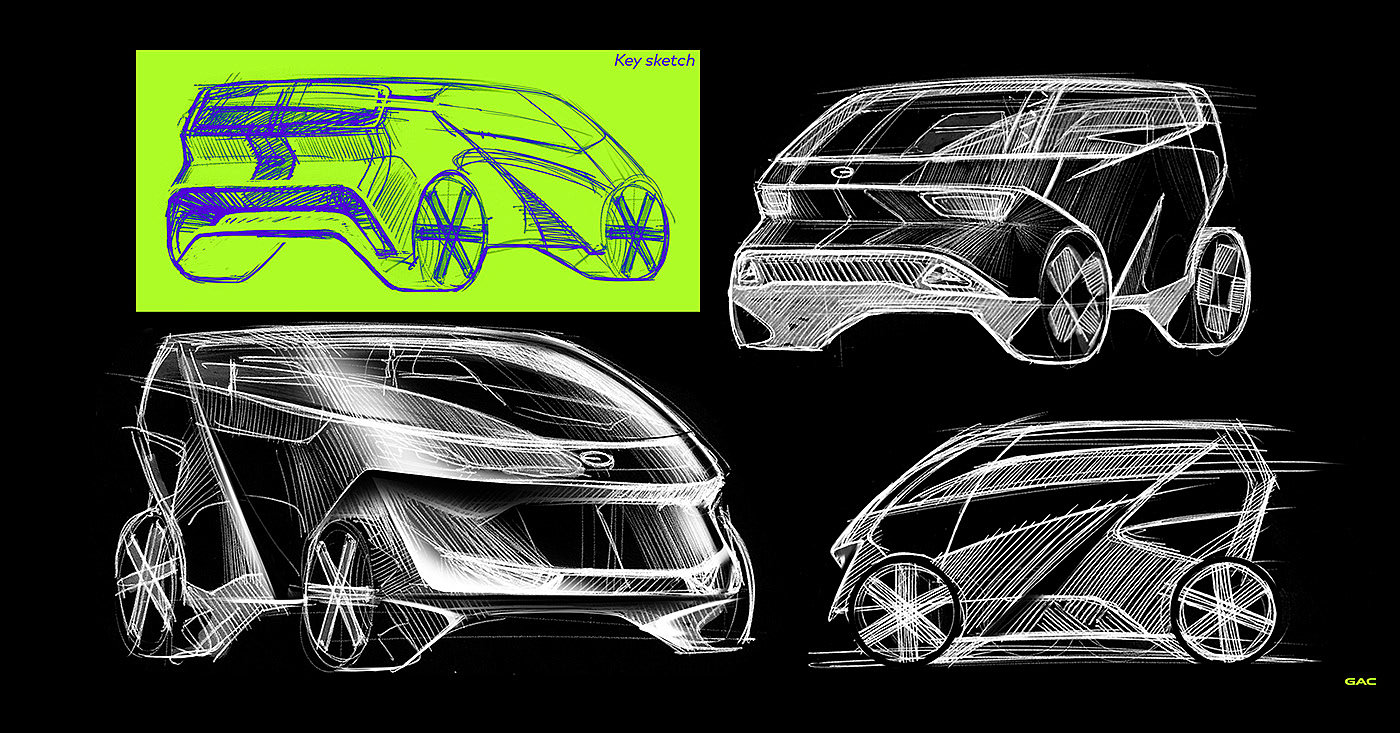 GAC UEV，electric vehicle，Double seat，
