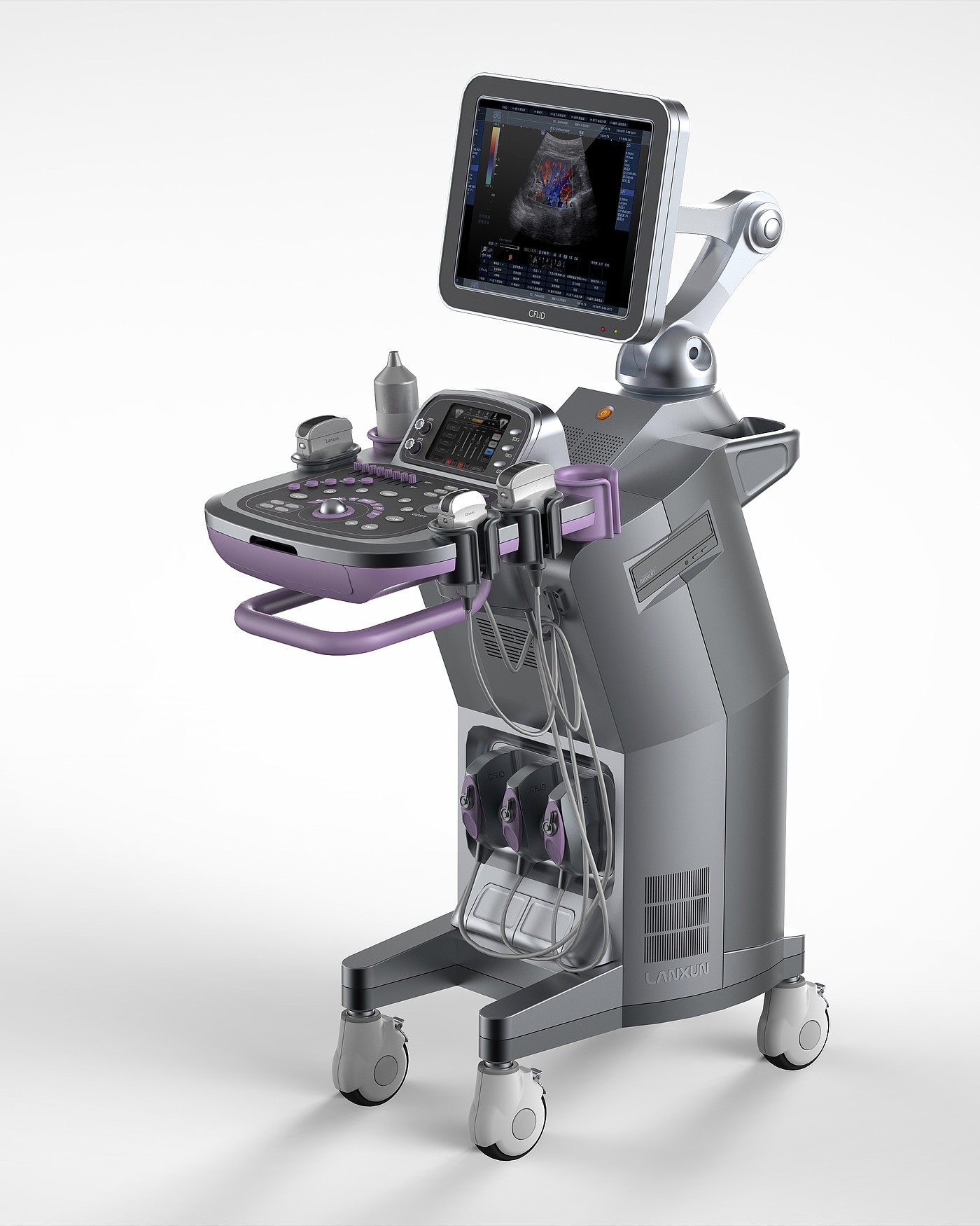 Color Doppler ultrasound，Beauty instrument design，Medical device product design，