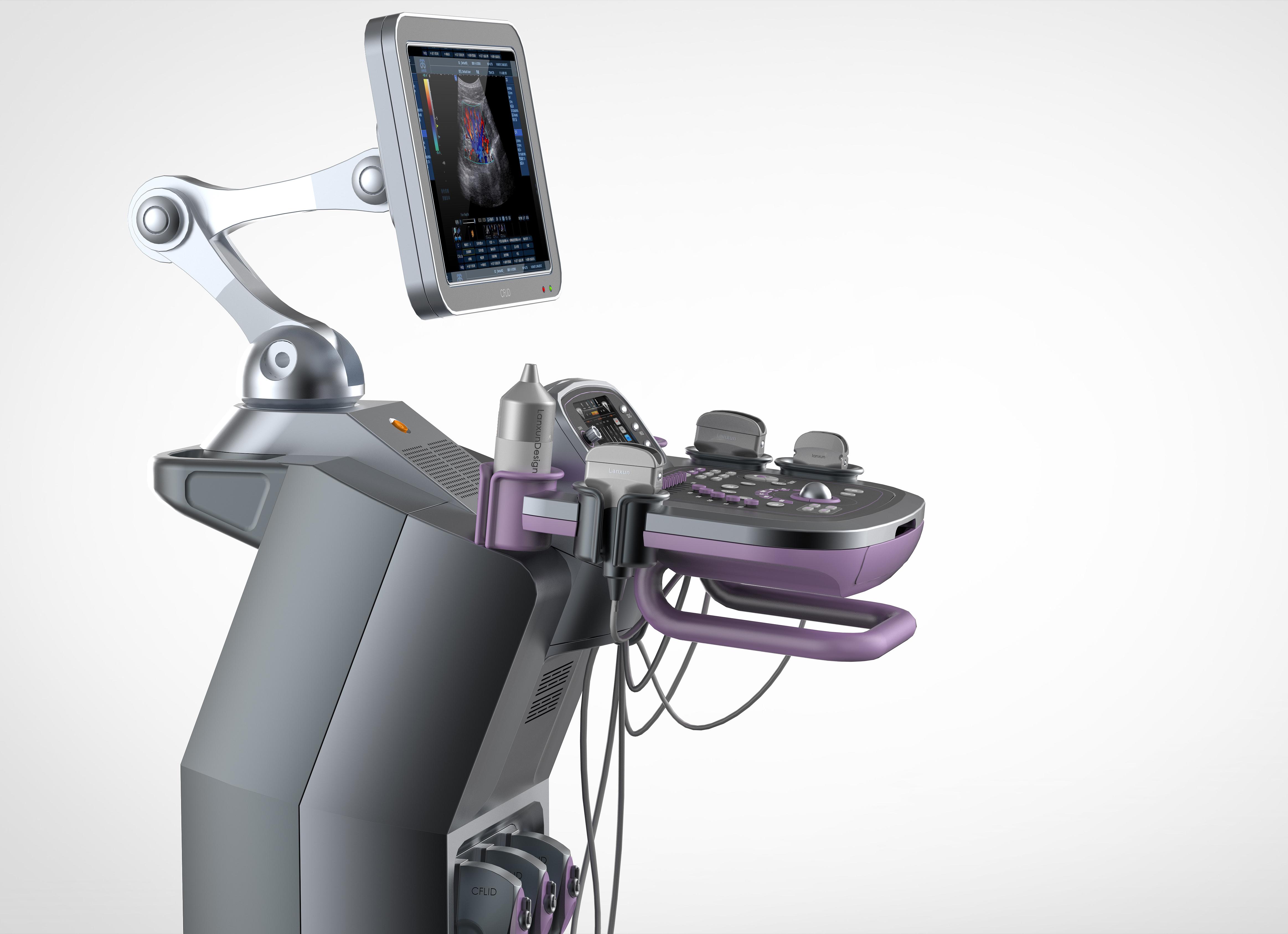 Color Doppler ultrasound，Beauty instrument design，Medical device product design，