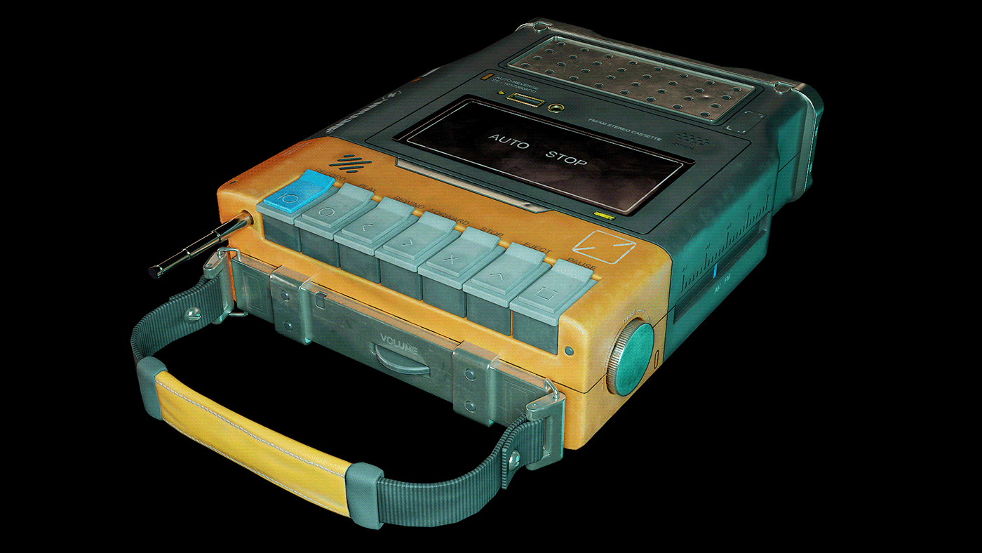 recorder，science fiction，Winamp，Tribute Edition，Modeling and rendering，cgi，