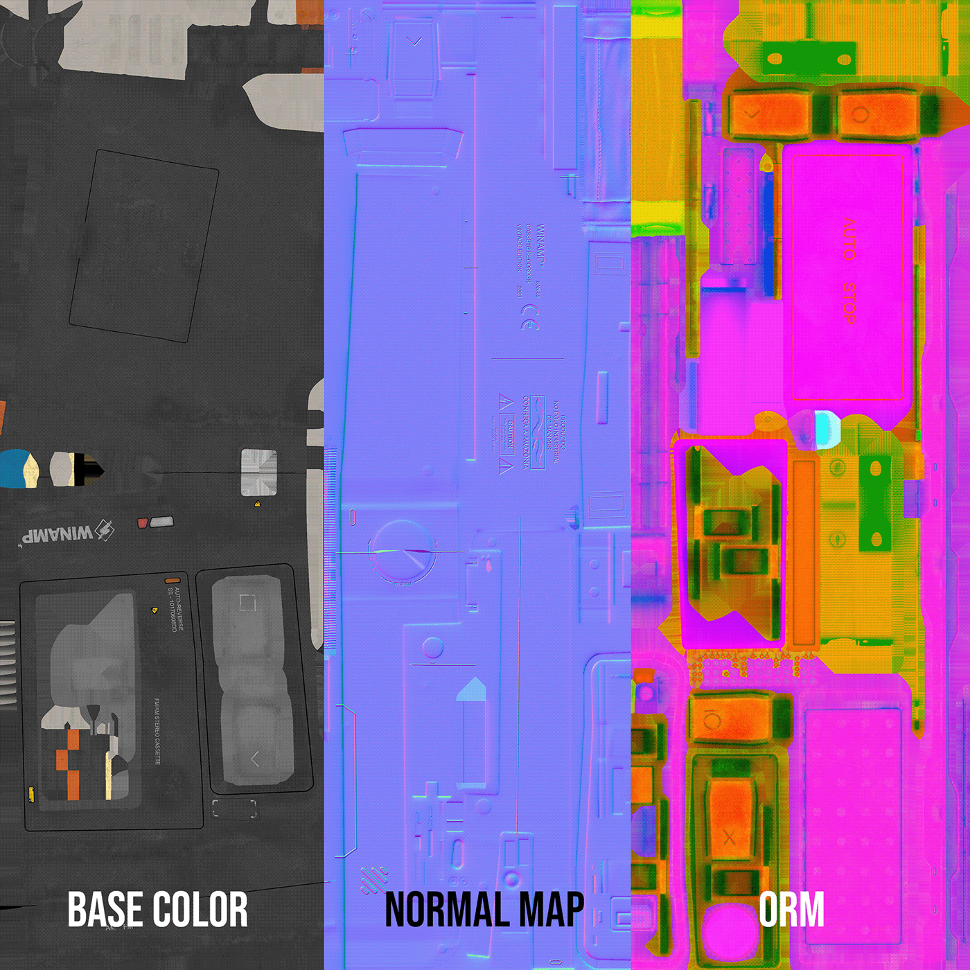 recorder，science fiction，Winamp，Tribute Edition，Modeling and rendering，cgi，