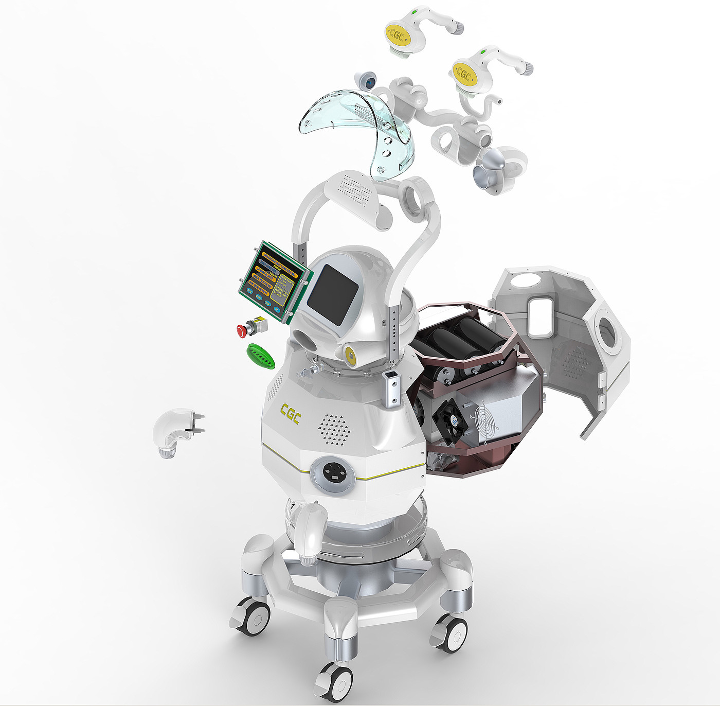 opt，Photon rejuvenation，picosecond laser ，Beauty instrument design，Medical device product design，
