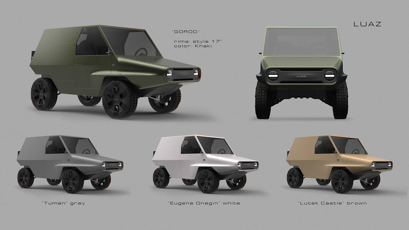 East Dautov，LUAZ，automobile，