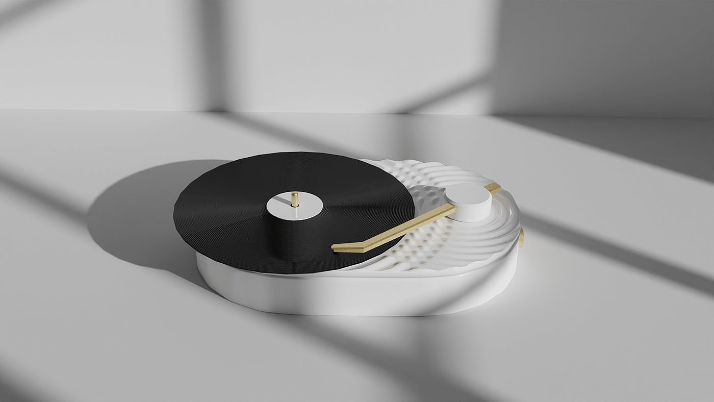 Pelin Özbalcı，Vinyl record player，