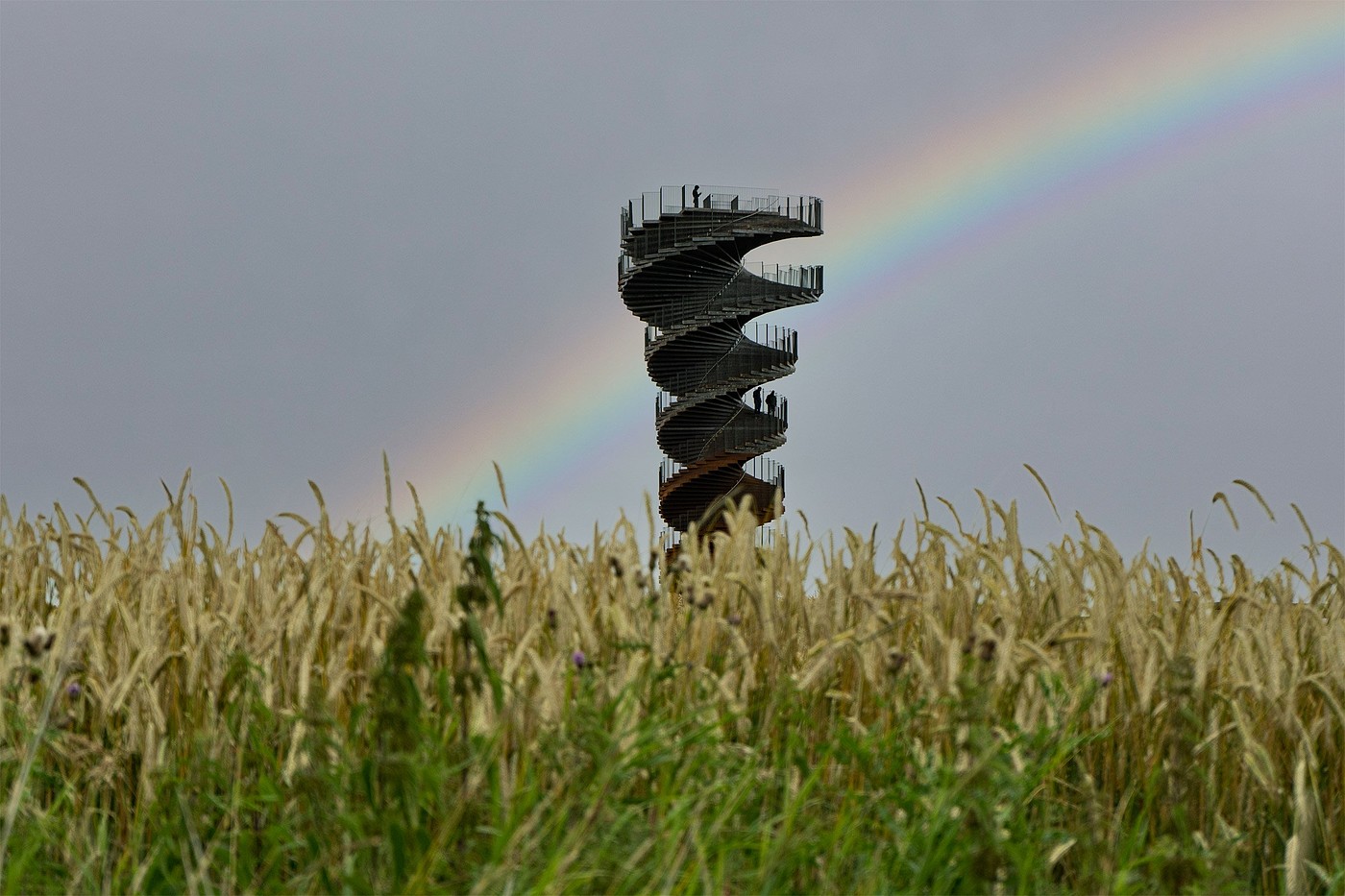 Viewing tower，Double helix structure，