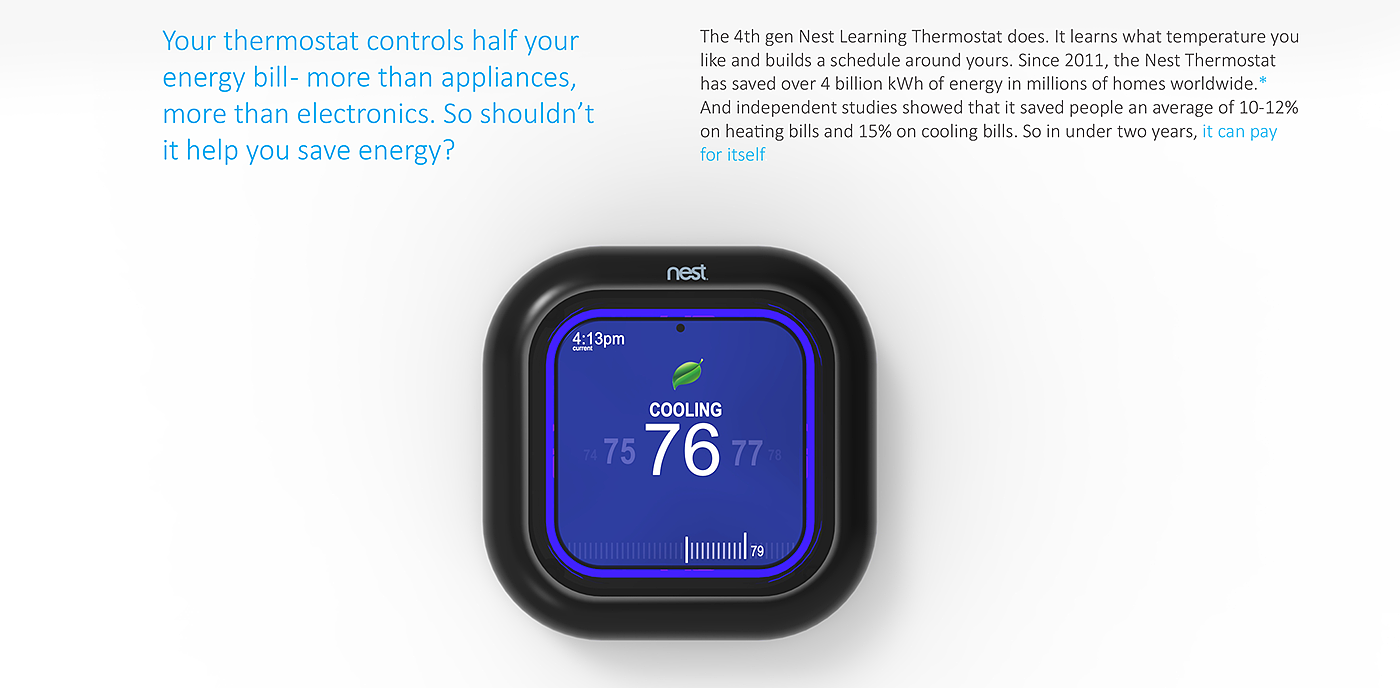 Smart home，Thermostat，Touch control，Google，temperature control，nest，