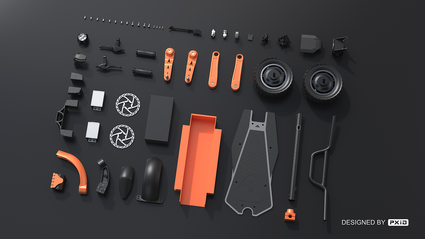 Scooter，Electric scooter，Scooter，vehicle，Travel design，product design，Appearance design，industrial design，