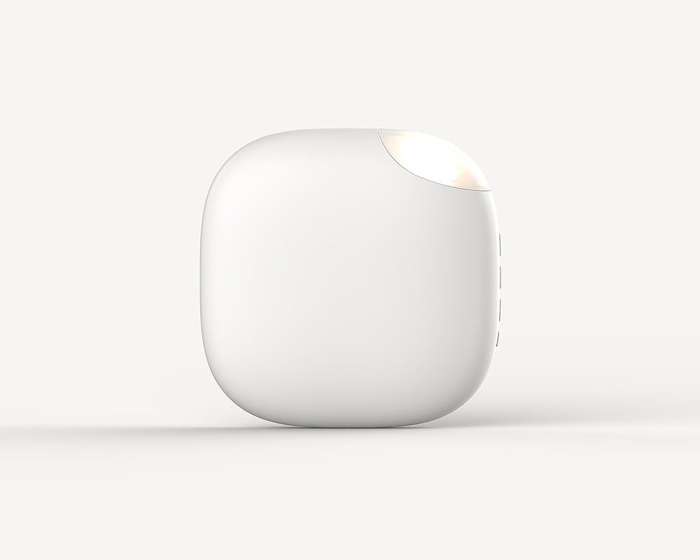 concise，white，Goose warm stone，bionics，doorbell，