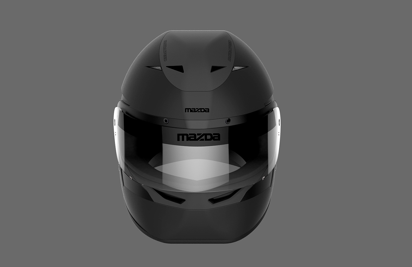 Mazda Mazda，black，racing，Helmet，inspiration，automobile，conceptual design，