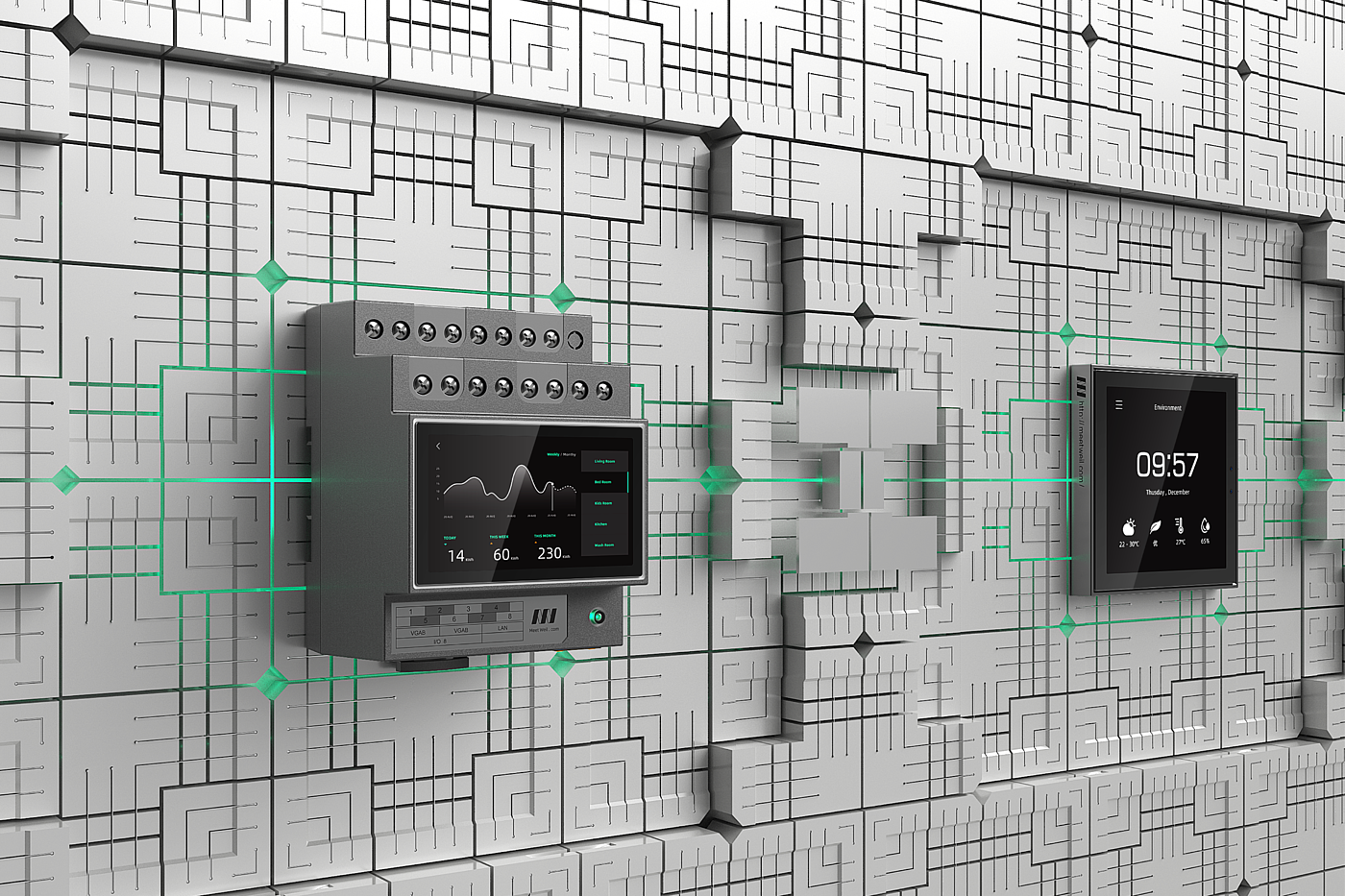 Smart home，Track gateway，SmartHome，Smart home wired system control，