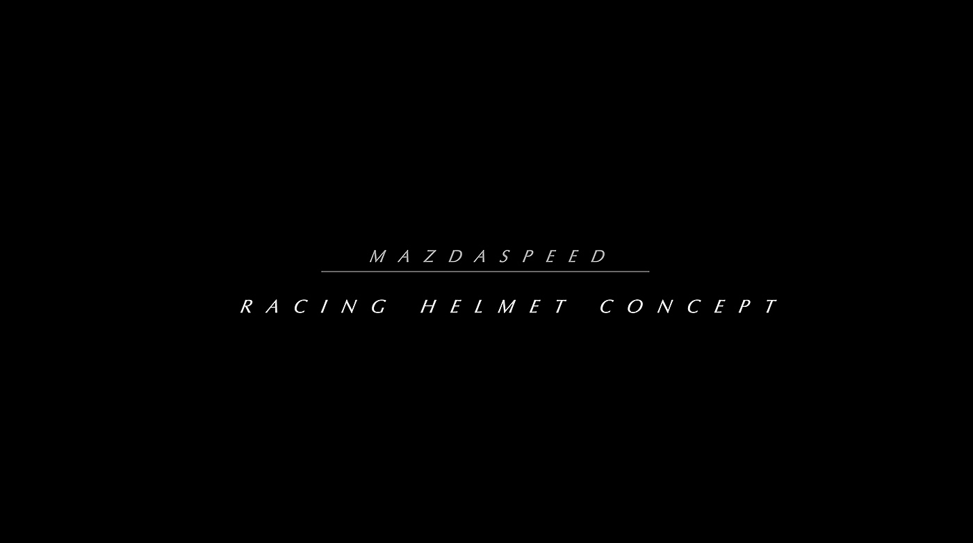 Mazda Mazda，black，racing，Helmet，inspiration，automobile，conceptual design，