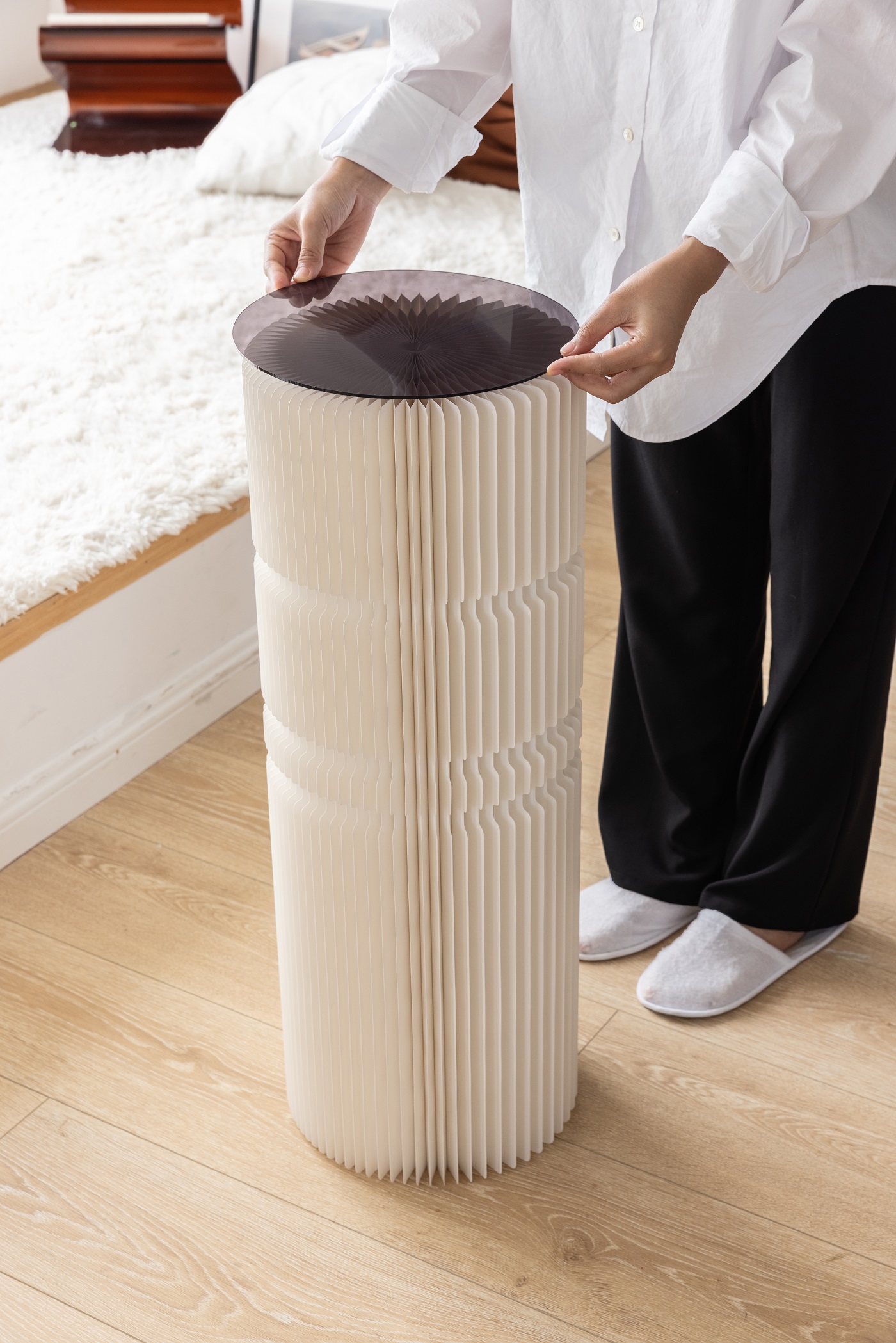 Organ paper home，Cylindrical exhibition stand，Exhibition stand，good-looking，Exhibition stand design，Original brand，Paper decoration，Exquisite life，