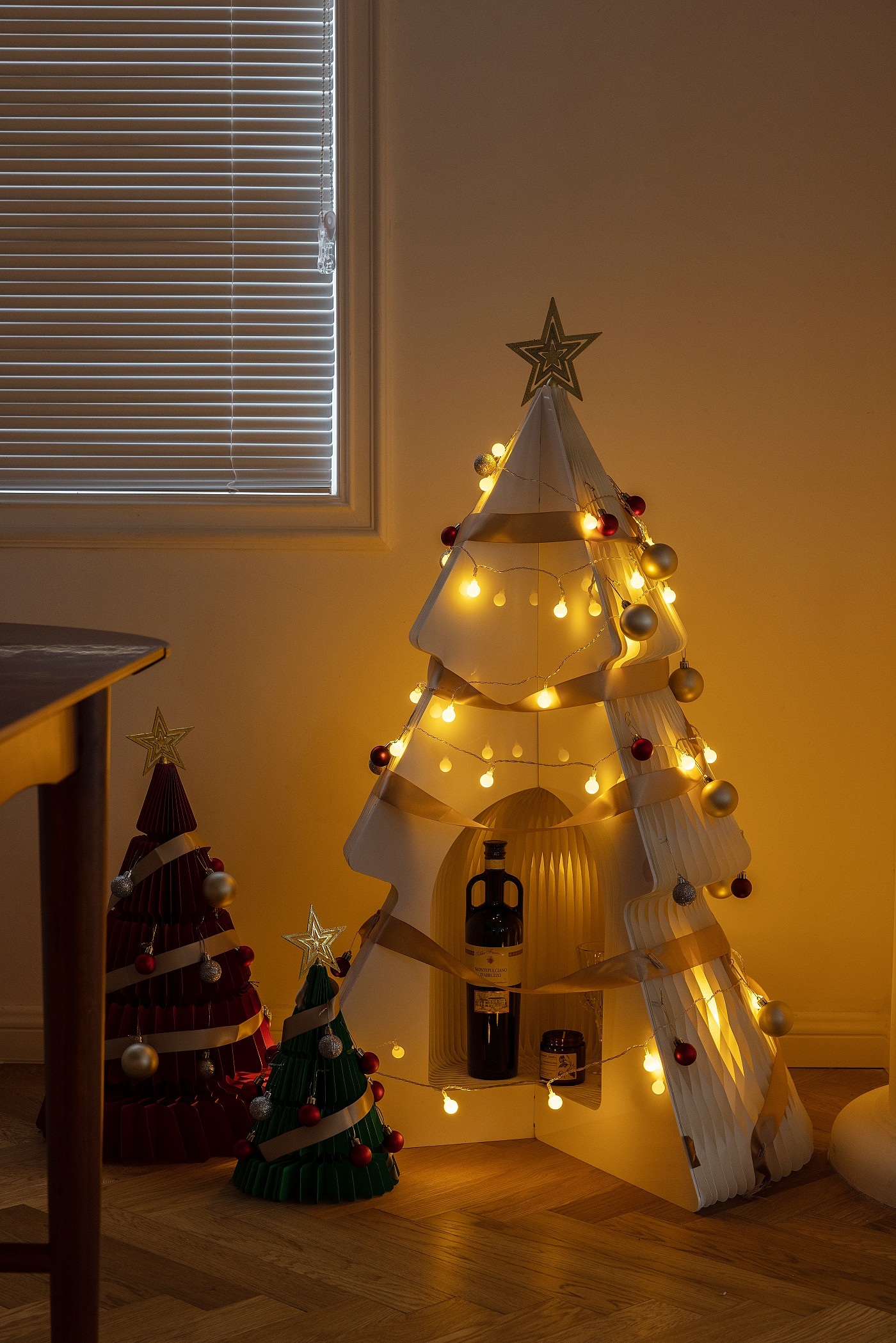 Organ paper Christmas tree，Decorate the Christmas tree，Christmas，Christmas decorations，Christmas gifts，Creative Christmas tree，Christmas Ideas，good-looking，