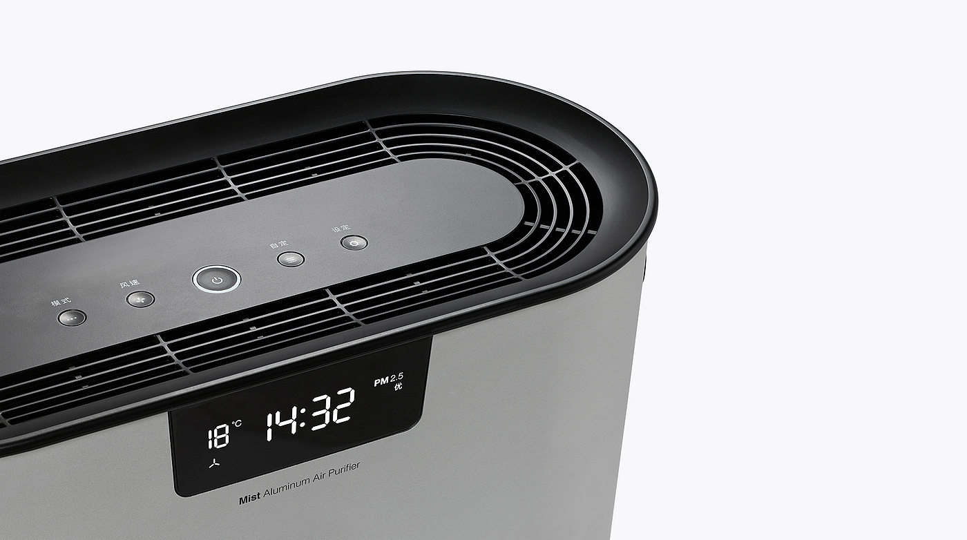 High-tech，Minimalism，abs，Button，Aluminium，air cleaner，matte surface ，