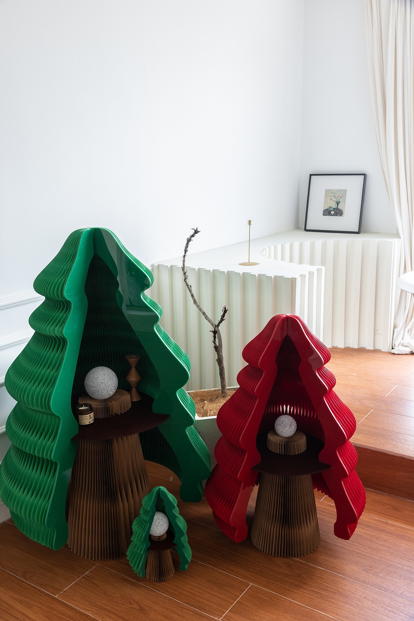 Organ paper Christmas tree，Paper Christmas tree，Christmas，Christmas gifts，good-looking，Reusable，christmas tree，Christmas decorations，