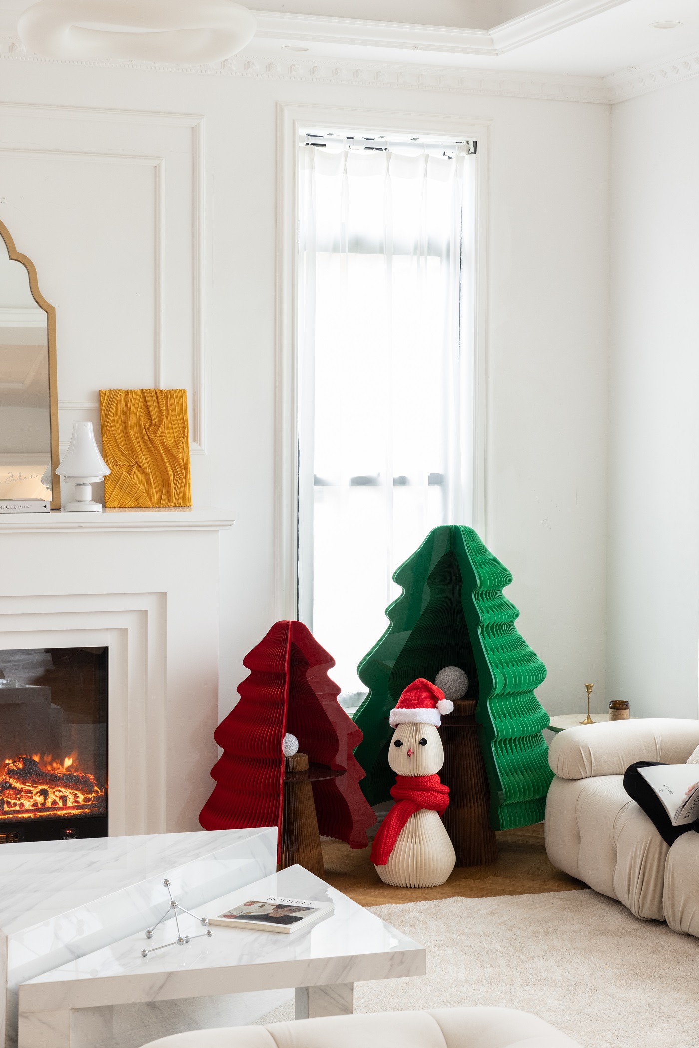 Organ paper Christmas tree，Paper Christmas tree，Christmas，Christmas gifts，good-looking，Reusable，christmas tree，Christmas decorations，