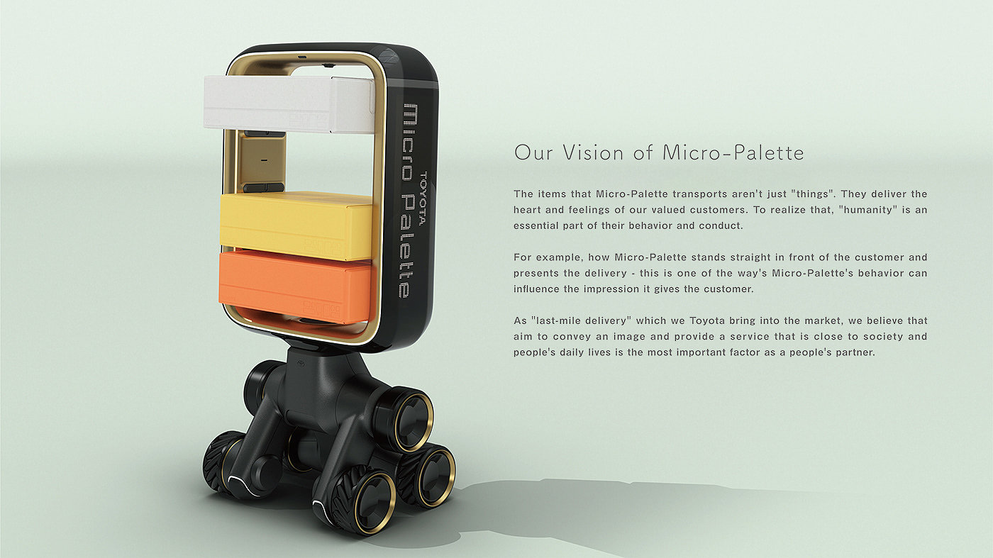 Micro Palette，Deliver mobile devices，transport，