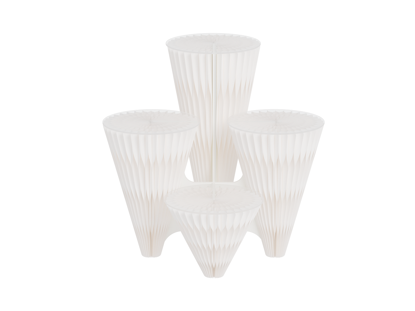 Organ paper display rack，Biconical micro booth，exhibition booth，Display，Arts and Crafts，Home display，Paper art aesthetics，good-looking，